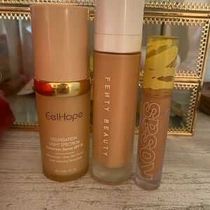Fenty Beauty and Kosas Makeup Set
